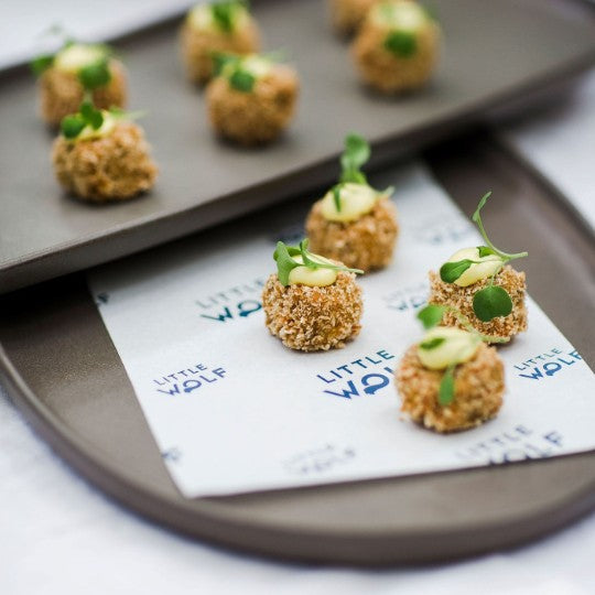 Smoked brisket croquette, American mustard mayonnaise (Box of 30)