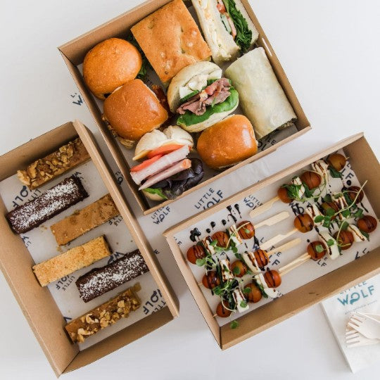 Light Lunch Platter (sandwich, skewer and slice)