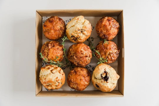 Savoury muffin, rotating daily flavours v